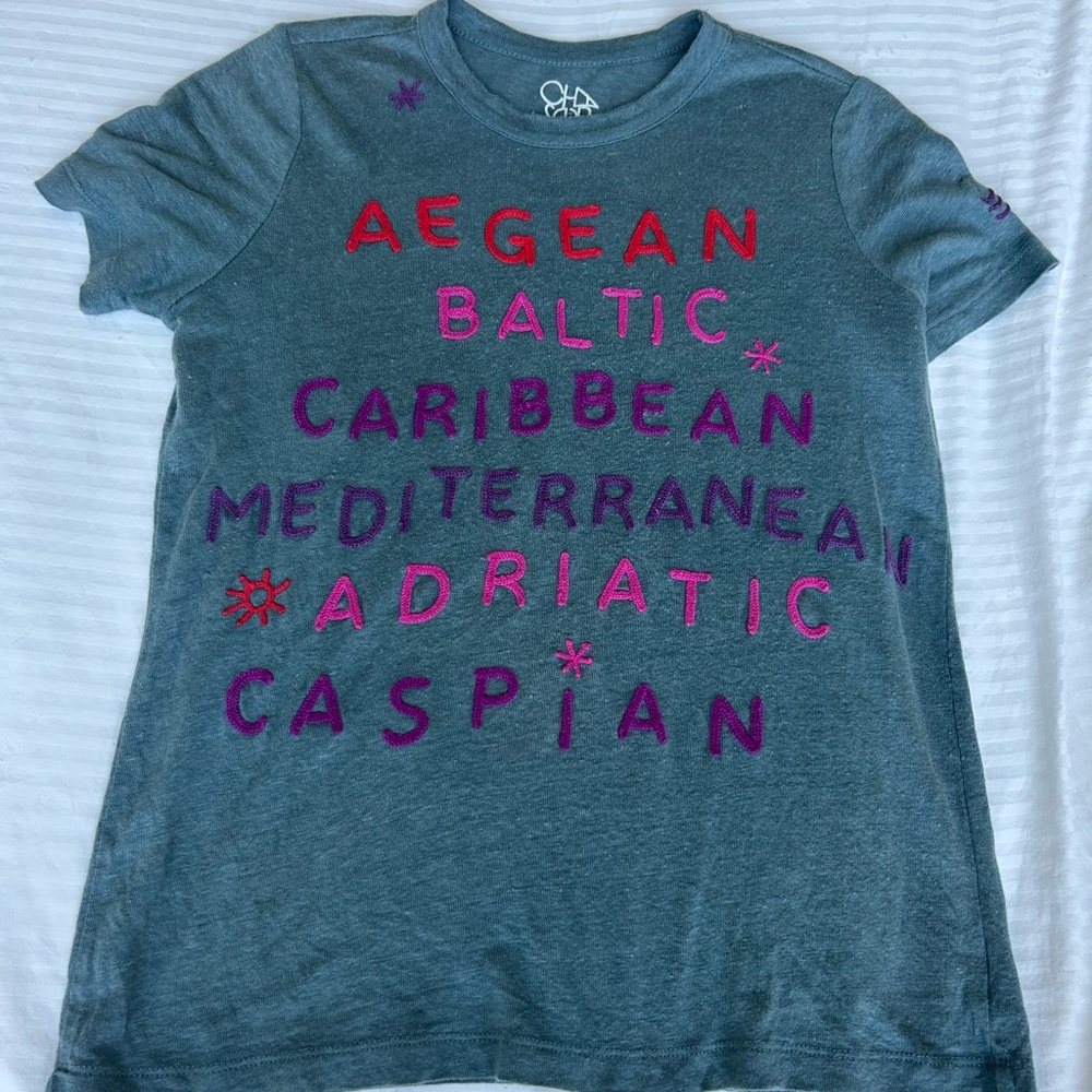 Grey Anthropologie shirt